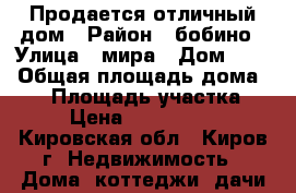 Продается отличный дом › Район ­ бобино › Улица ­ мира › Дом ­ 16 › Общая площадь дома ­ 50 › Площадь участка ­ 6 › Цена ­ 1 150 000 - Кировская обл., Киров г. Недвижимость » Дома, коттеджи, дачи продажа   